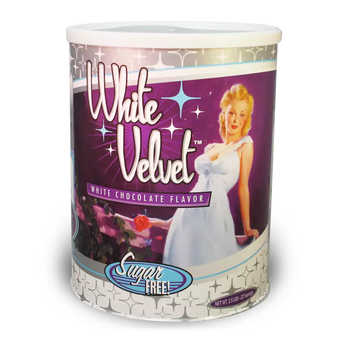 GOSH THAT'S GOOD! BRAND­™ SUGAR FREE WHITE VELVET CHOCOLATE - 2.5lb Can