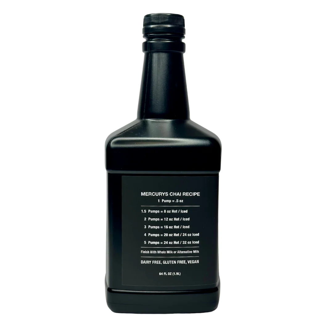 MERCURYS ALL NATURAL CHAI CONCENTRATE - 64oz - Image 3